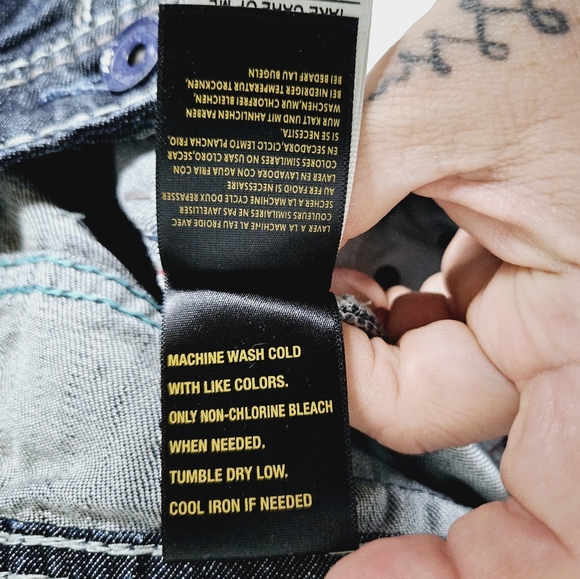 MEK | Mulholland straight leg embellished pocket jeans - Picture 12 of 12